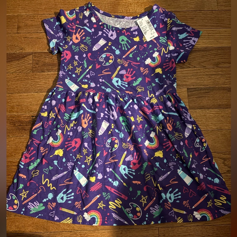Place Purple Art Print Dress